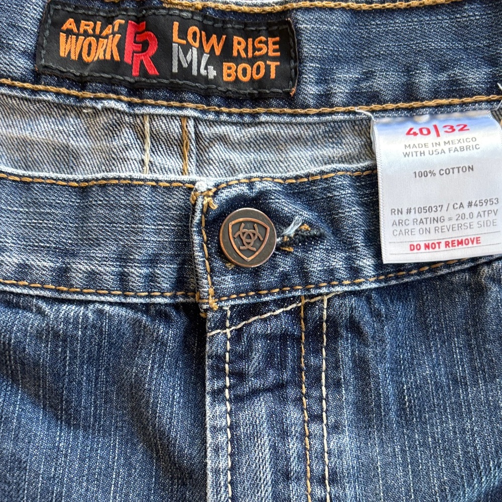 Arita FR M4 Low Rise Boot Cut Flame Resistant‎ Jeans Size 40 x 32 PR 1 - Picture 7 of 14
